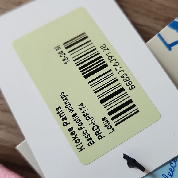 Girl's Solid Bamboo Footie with Snaps - Lotus - Picture 3 of 4